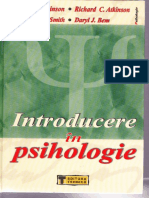 Introducere in Psihologie - Atkinson
