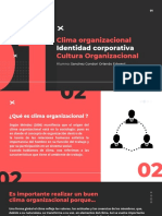 Clima Organizacional Identidad Corporativa Cultura Organizacional