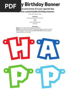 Birthday Banner