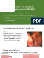 Alterações Ou Desordens Hemodinâmicas 28 - 09 - 21