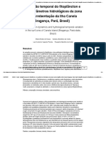 Fitoplâncton e parâmetros hidrológicos na Ilha Canela