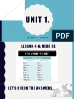 Unit 1.: Lessons4, 5 and 6