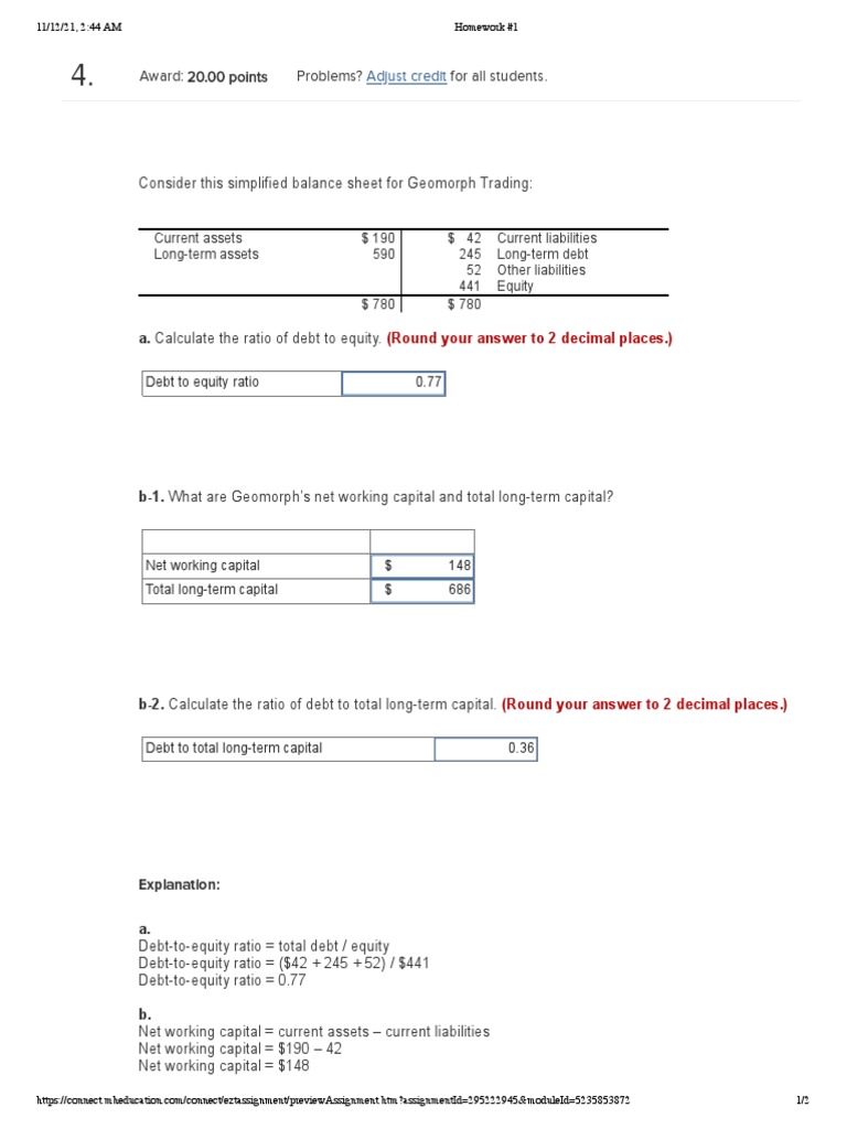 McGraw Hill Connect Question Bank Assignment 4 | PDF | Equity (Finance ...