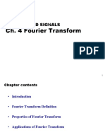 Ch. 4 Fourier Transform: Systems and Signals