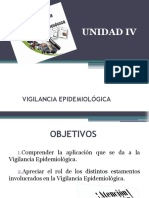 Unidad IV VIGILANCIA EPIDEMIOLÓGICA