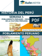 Historia del Perú: Orígenes de la cultura andina