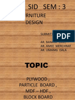 Furniture Design: Aaert Sid Sem: 3