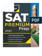 Princeton Review SAT Premium Prep, 2021: 8 Practice Tests + Review and Techniques + Online Tools - Princeton Review