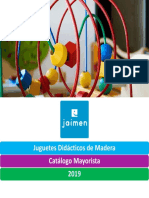 Juguetes Madera Catálogo Mayorista