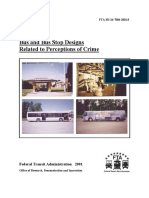 Bus and Bus Stop Designs Related To Perceptions of Crime: FTA MI-26-7004-2001.8