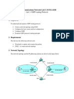 Lab 3 OSPF Routing Protocol