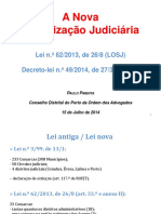 V Organização Judiciária - Novo Mapa Judiciário