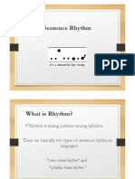 Sentence Rhythm PDF
