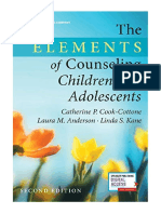 The Elements of Counseling Children and Adolescents - Catherine Cook-Cottone