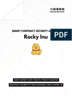 Rocky Inu: Smart Contract Security Audit of