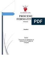 Proceso Formativo Praxias