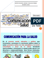 Comunicacion en Salud Unidad 1