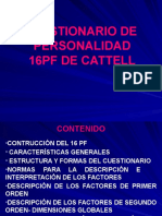 Cuestionario Cattell 15