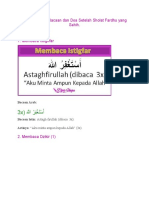 Bacaan Doa Setelah Sholat Fardhu Dan Artinya PDF