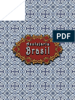 Azulejos decorativos inspirados na cultura brasileira