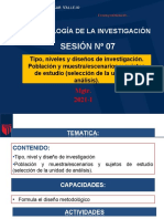 PPT DE SESIÓN #07 Poblacion y Muestra