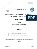 +soal Paket Utama - Usbn Kimia 2019 - KTSP 2006