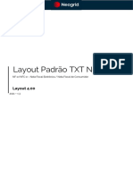 NF-e Layout TXT para emissão