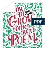 How To Grow Your Own Poem - Kate Clanchy