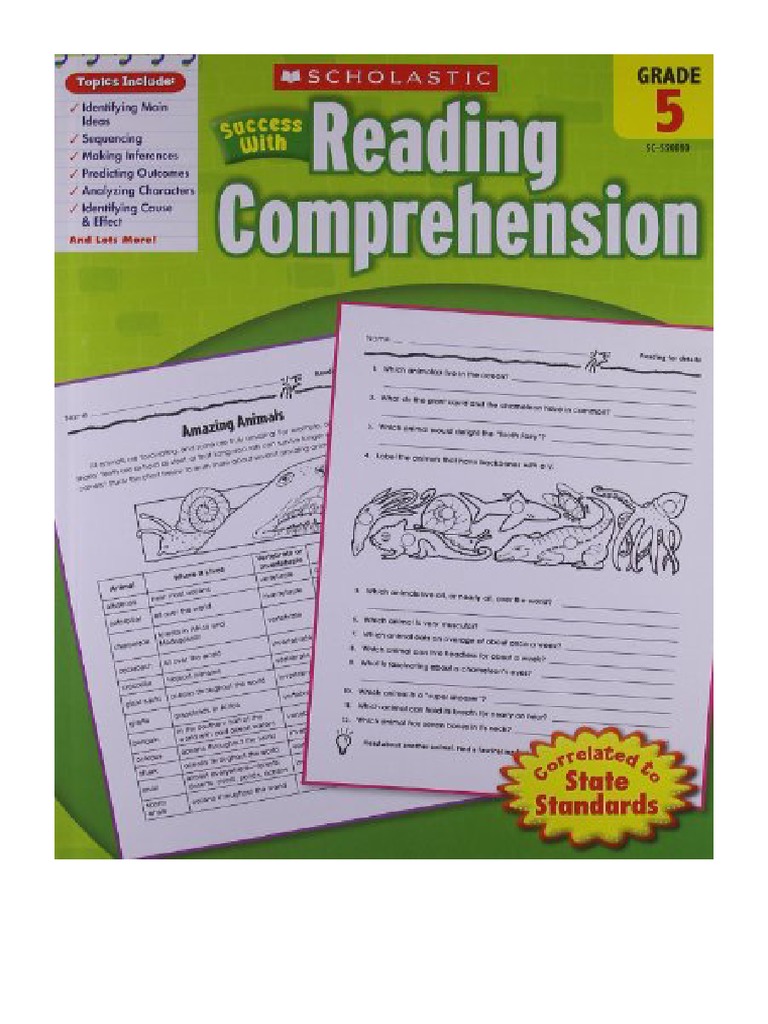 Spectrum Reading Comprehension Grade 5 Pdf
