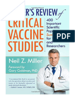 Miller's Review of Critical Vaccine Studies: 400 Important Scientific Papers Summarized For Parents and Researchers - Health Policy