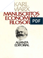 Manuscritos de Economía y Filosofía - Karl Marx