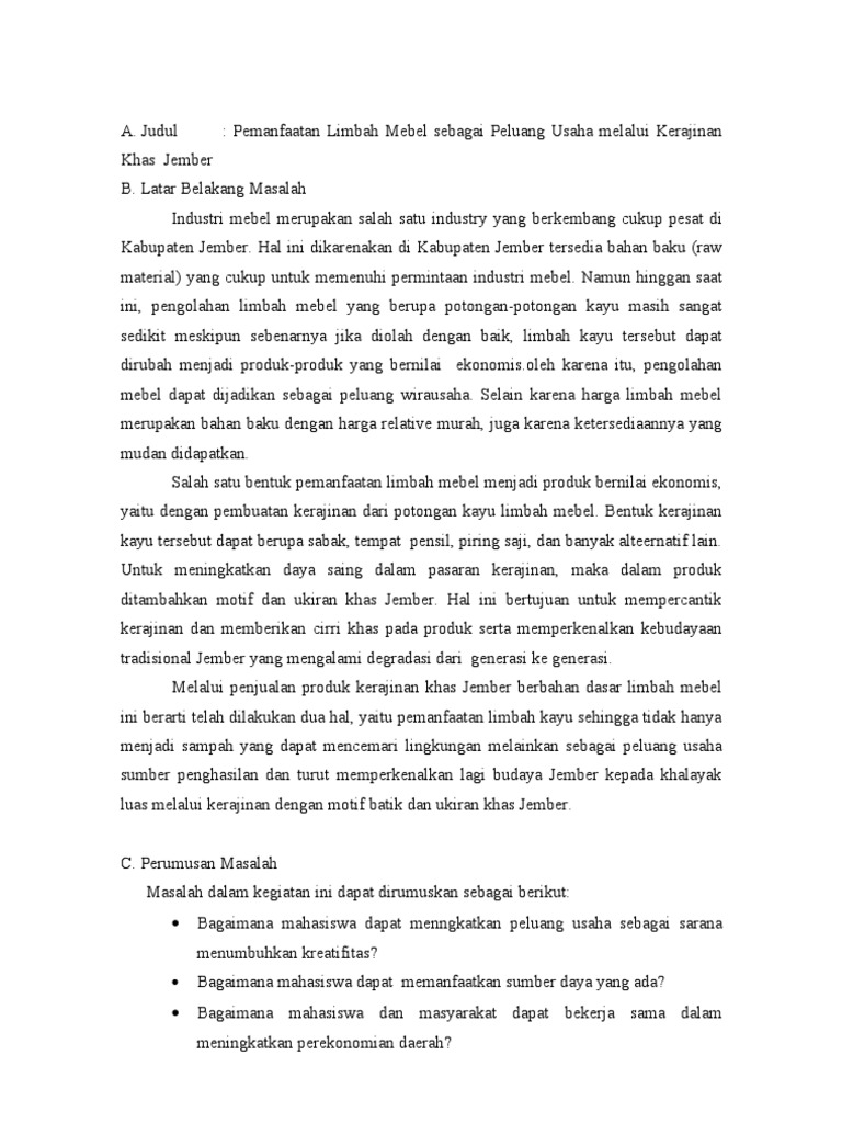 Latar Belakang Masalah
