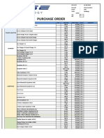 Purchase Order: Category Item Description QTY Colour Unit Price Unit Amount