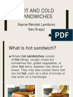 Hot and Cold Sandwich