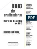 Estudio de Predicadoresportada2013