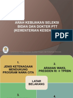 Arah Kebijakan Seleksi Bidan Dan Dokter PTT