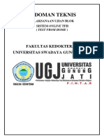 Pedoman Teknis Ujian Online FK Ugj Ta. 2019-2020