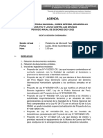 Agenda DEFENSA NACIONAL Ordinaria 6 2 08.11.21