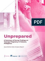 Puerto Princesa City Teen Pregnancy Quantitative Report 2021