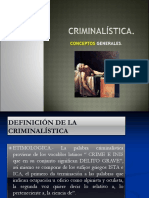 CRIMINALÍSTICA