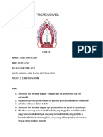 Tugas Ilmu Dasar Keperawatan