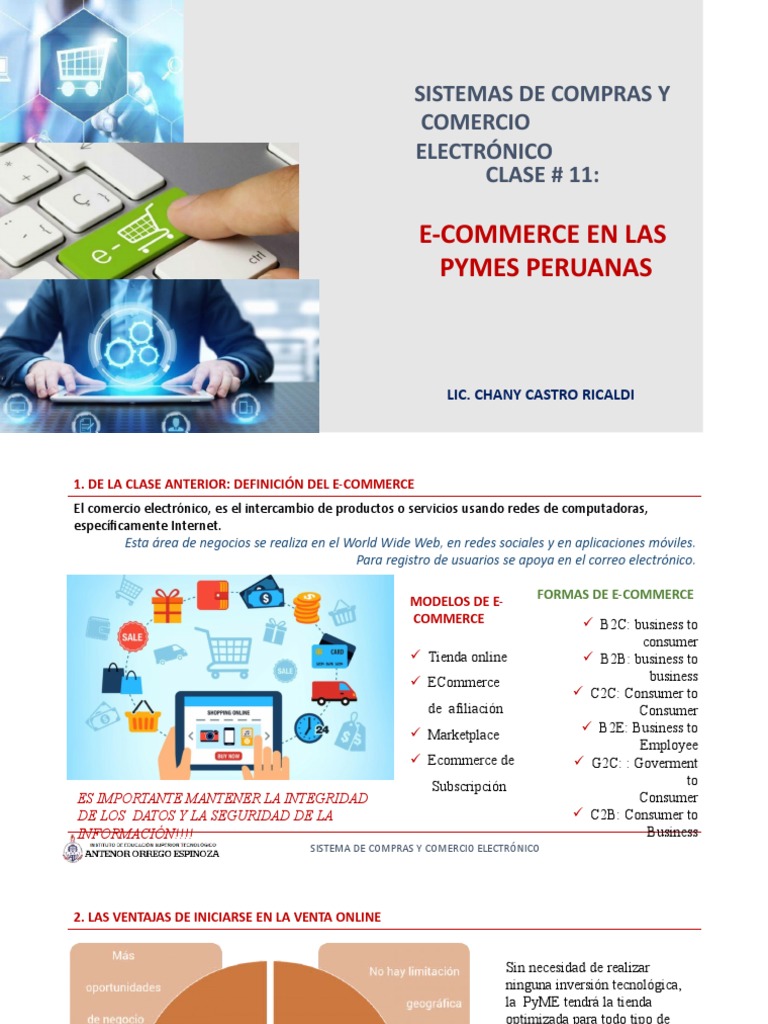 CLASE - El Ecommerce en Las Pymes 13 | PDF | Comercio electrónico ...