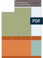 Diseño de equipos de separación de gas y líquido en proceso de tres etapas