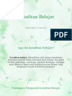 Kesulitan Belajar