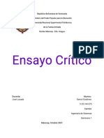 Ensayo Crítico - Seminario 1 - Demol Gutiérrez