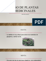 Uso de Plantas Medicinales