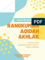 Xi Akidah Akhlak