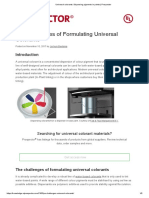 Universal Colorants - Dispersing Pigments in Paints - Prospector