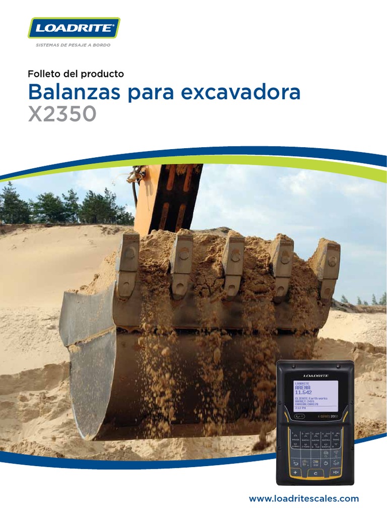 Brochure Loadrite X2350 Excavadora | PDF | Camión | Derechos de autor
