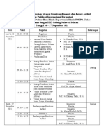 Jadwal Workshop Strategi Penulisan Artikel Ilmiah Bereputasi-Nop. 2021